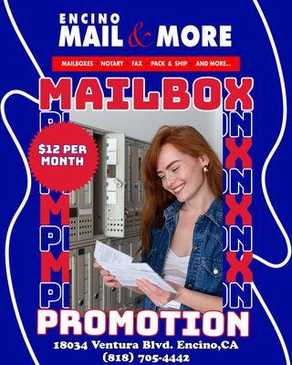 We're excited to extend our Mailbox Promotion until the end of the June! Sign up for a mailbox and receive an exclusive discount!