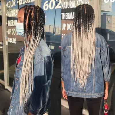 medium box braids