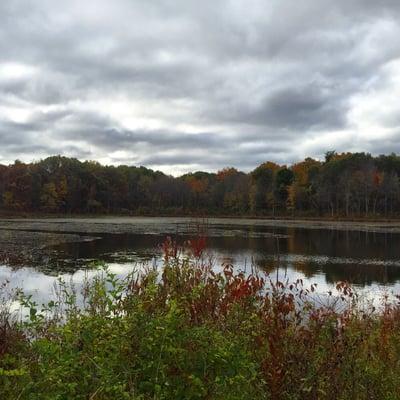 Lake at entrance