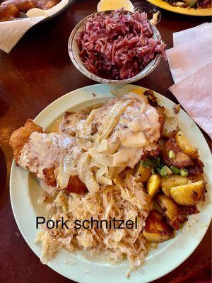 Pork schnitzel