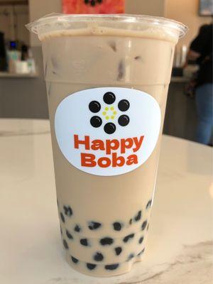 Large Classic Milk Tea with Boba