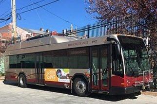 The same model bus I use here, in Lancaster. Pretty neat stuff.