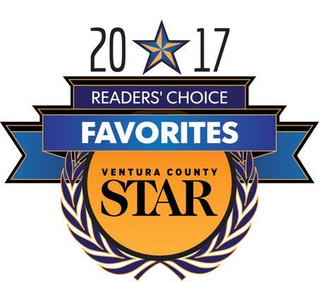 Thank you Ventura County for your continued support. 2017 VC Star Readers Choice for Plastic Surgeons