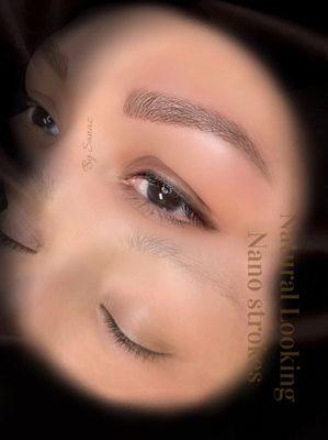 The magic of Nano Strokes to create Natural looking eyebrows!