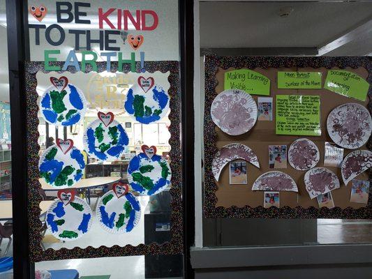 Be Kind To The Earth - students art work