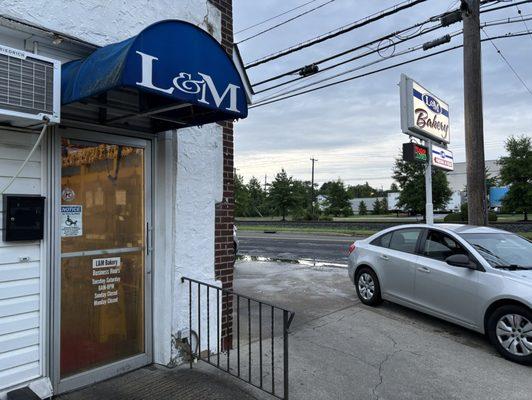 Front of bakery