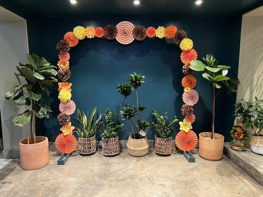 Cute decor at the entryway