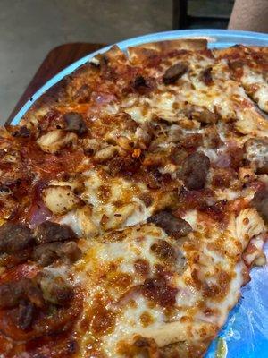 Otis pizza (meat lovers)