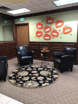 Waiting Area in the old building since torn down for the new building of 2023.