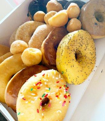 Dozen mixed donuts