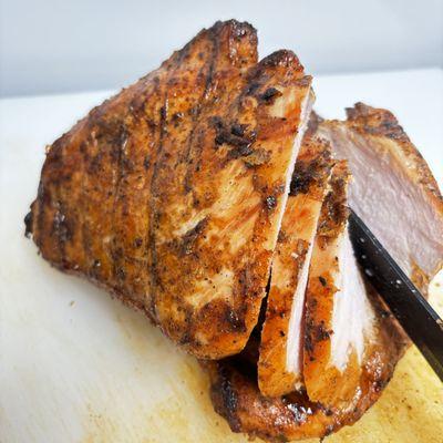 Grilled turkey breast. This is a special order for Thanksgiving day only.