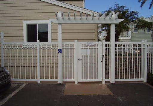 Vinyl Pool Fence - Irvine, CA