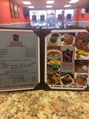 Menu and prices