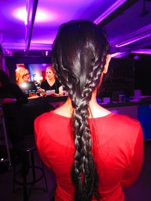 Braid hairdo