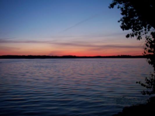 Another beautiful sunset on the east shore of Lower Buckatabon