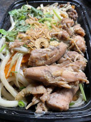 Bulgogi Yaki Udon with extra Chicken