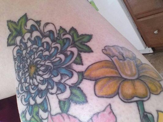 More flowers added