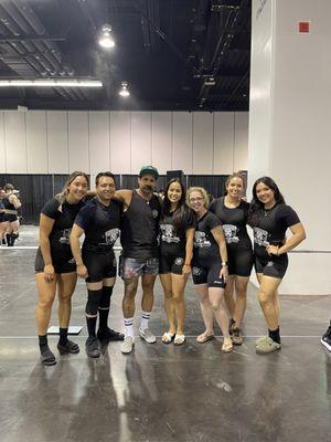 Apex Athletes at USPA Powerlifting Competition at Anaheim Fit Expo