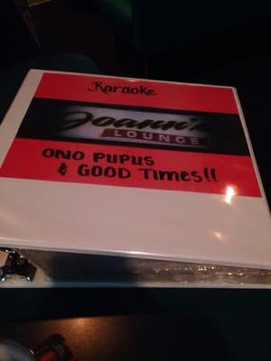 huge karaoke book. newest songs date to 2011.