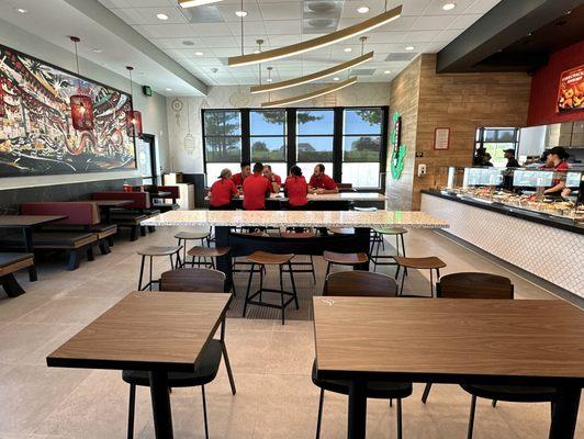 Dining Area and Counter