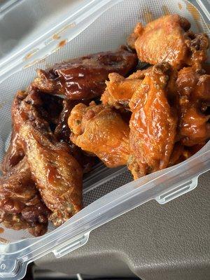 Buffalo Wings honey bbq wings