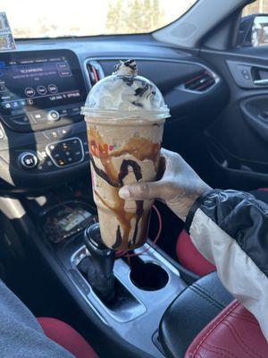 Turtle cappuccino blast