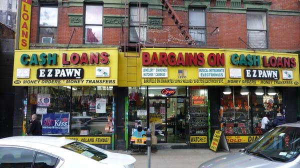 EZ Pawn Corp has 13 locations Number one customer service and we charge less interest then our competition.  Highest cash loans