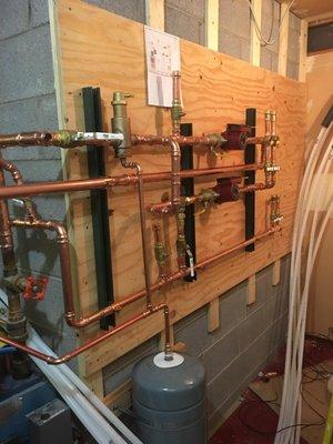 We are adding a new manifold and additional zones to a clients boiler in Greenwood Village...