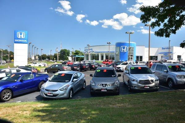 Always choose from hundreds of new or Certified Pre-Owned Honda's