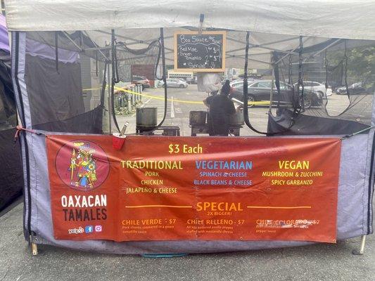 Stand at the Old Oakland Farmer's Market