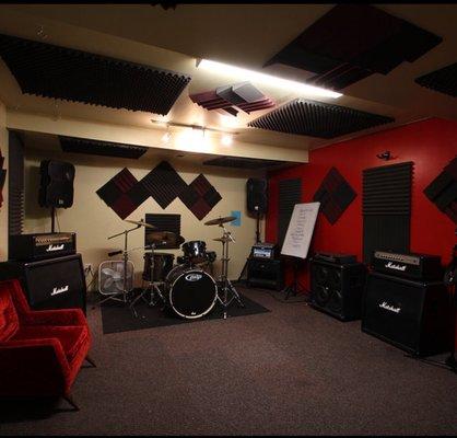 Medium sized studio.