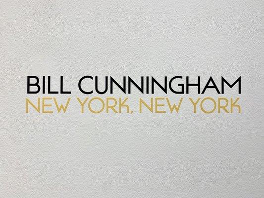 Bill Cunningham: A Love Letter to NYC on view until 11/21/20