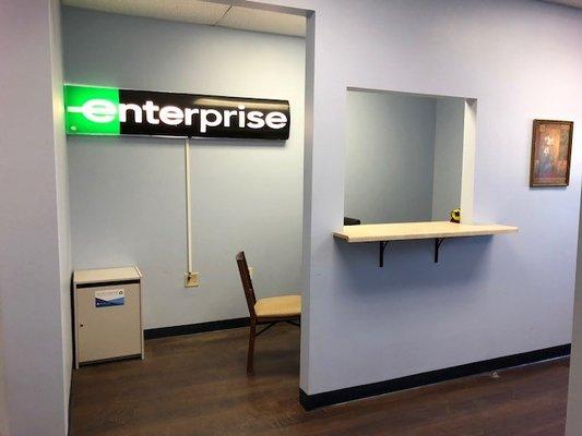 Enterprise Rental Cars on-site