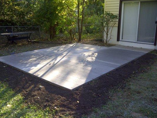 Another great concrete patio finish. #concrete #concretepatio