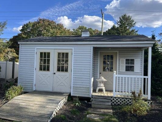 Shed repair ,roof door,trim repair