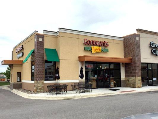 Restaurant Exterior with Drive-thru and Patio