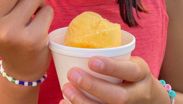 Mango Italian ice