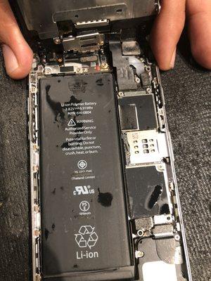 iPhone 6 water damage