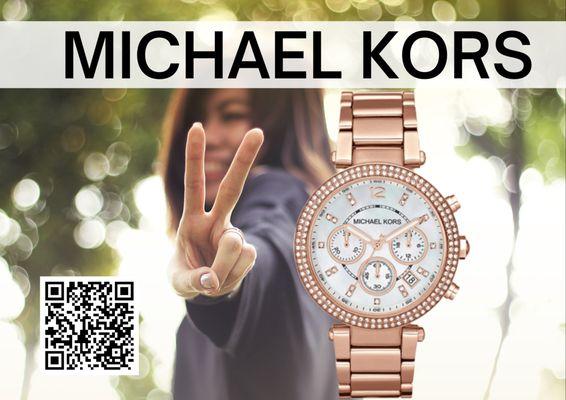 Feel stylish with Michael Kors Brand watch collection. Now available.