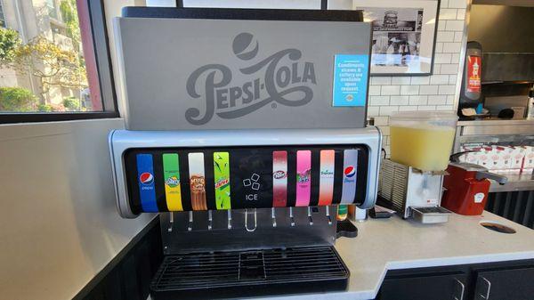 Pepsi soda fountain