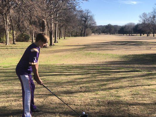 #2 Tee on the River Course.