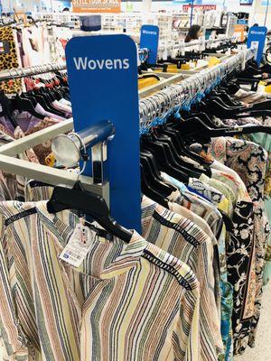 Ross Dress for less signage!  Wovens!