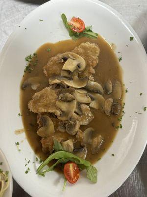 Veal mushroom Marsala