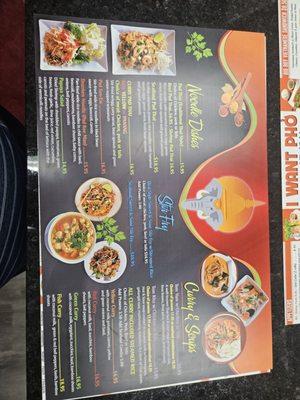 Thai side menu