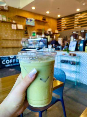 Iced Matcha latte