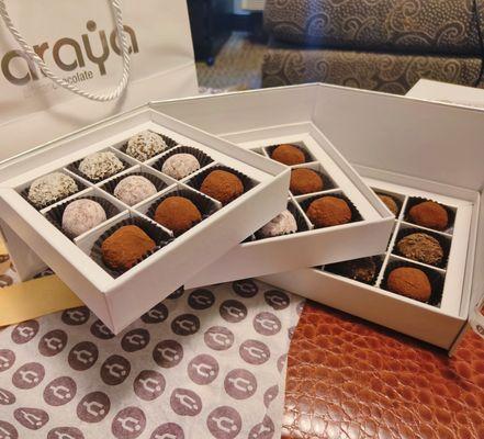 Liquor truffle chocolate set