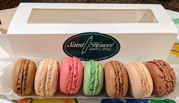 Yummy macarons. Different sizes of boxes available.