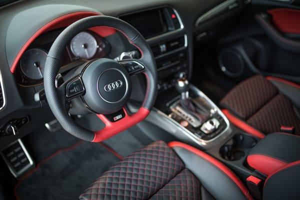 Inside an Audi