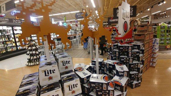 Beer holiday display