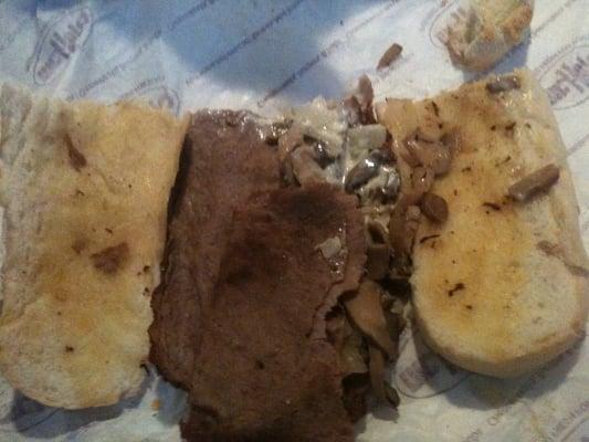 The New Not Improved Hot Buttered Cheesesteak Sandwich...ugh